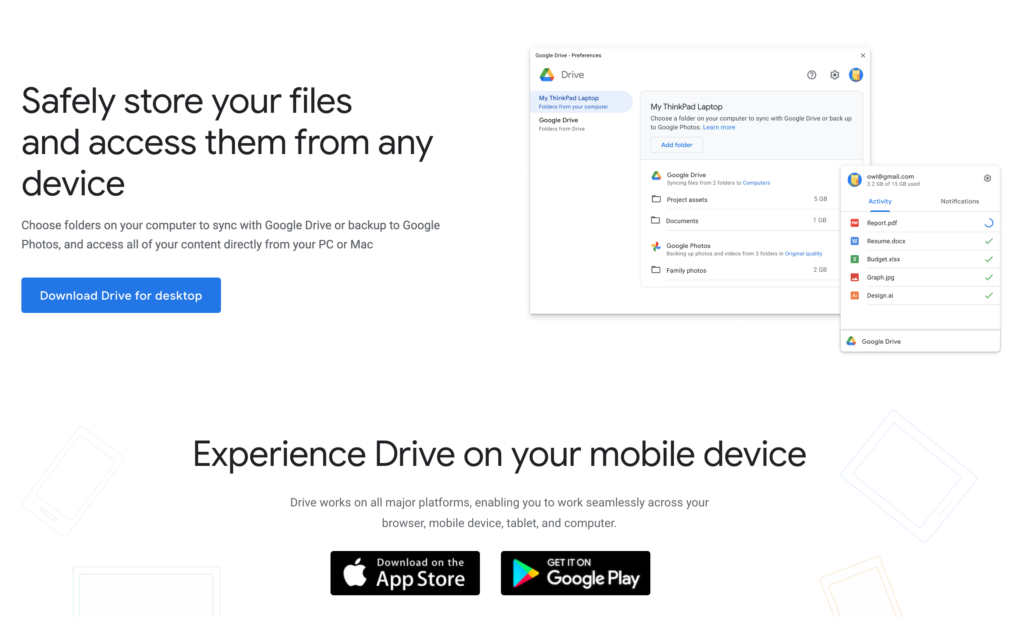 Google Drive: Download app