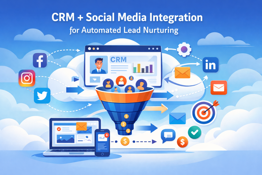 CRM Social Media Integration for Automated Lead Nurturing